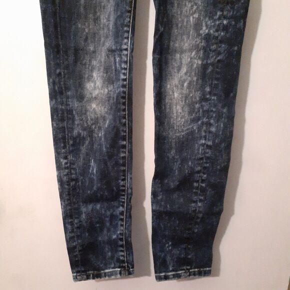 Mango MNG Jeans Womens Size 6 Gray Skinny Low Rise Acid Wash - Picture 3 of 11